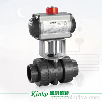 Pneumatic Actuator PVC Ball Valve